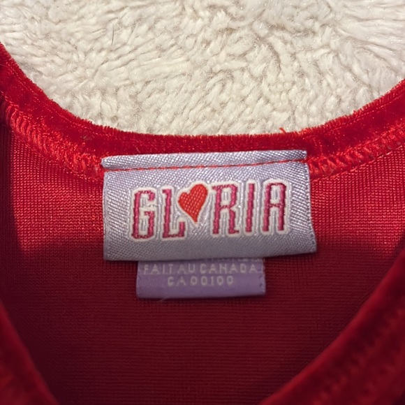 (2 for $10) velvet red Christmas dress - Picture 3 of 5